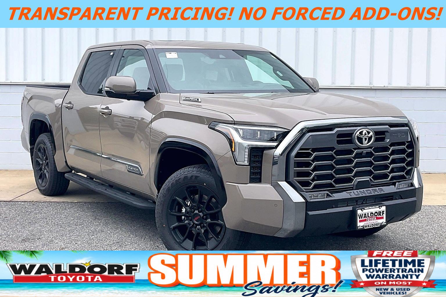 New 2026 Toyota Tundra Platinum