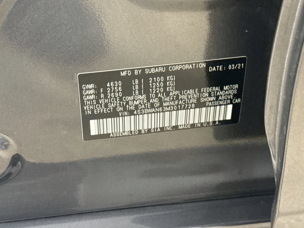 Used 2021 Subaru Legacy Limited w/ Popular Package #3 AWD/4WD image 33