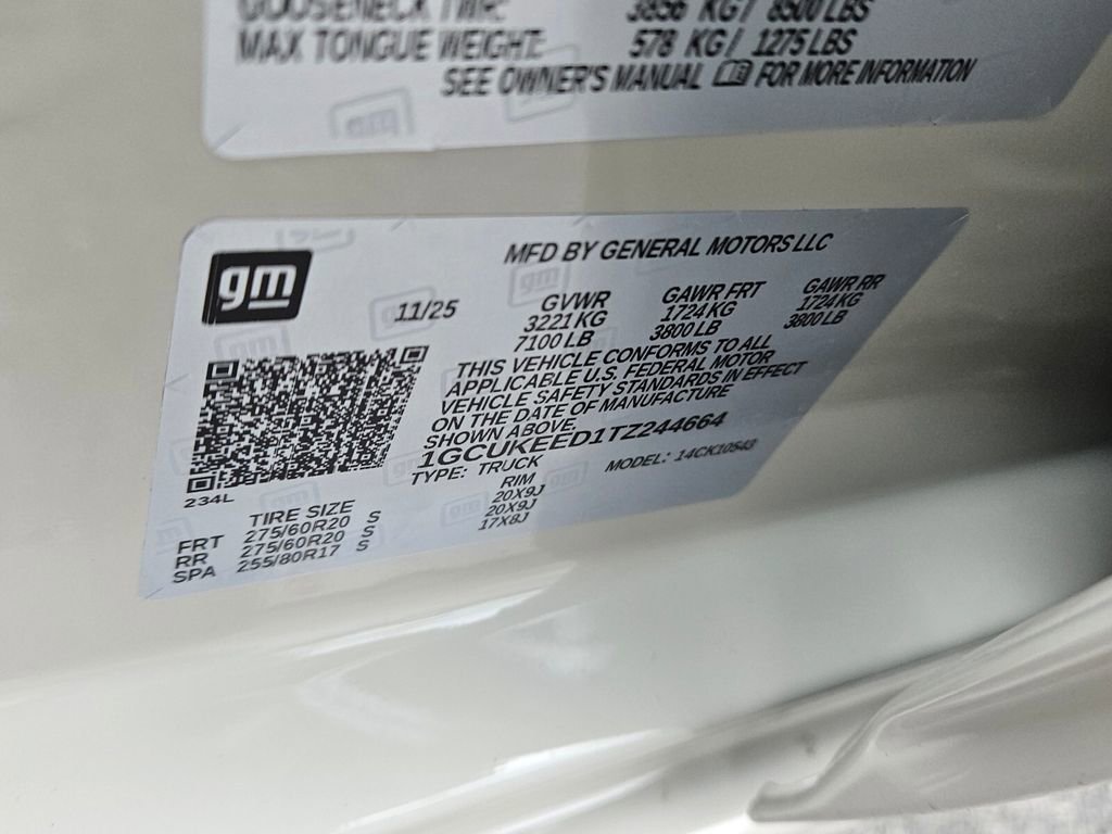 New 2026 Chevrolet Silverado 1500 RST w/ RST All Star Premium Package image 19