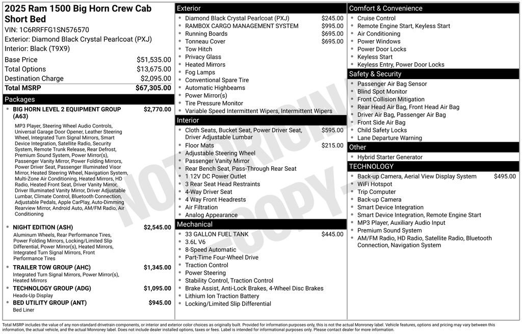 Used 2025 RAM 1500 Big Horn AWD/4WD image 6