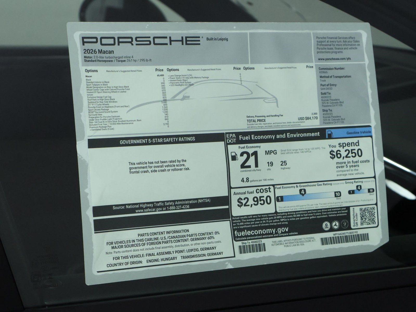 New 2026 Porsche Macan AWD/4WD image 25