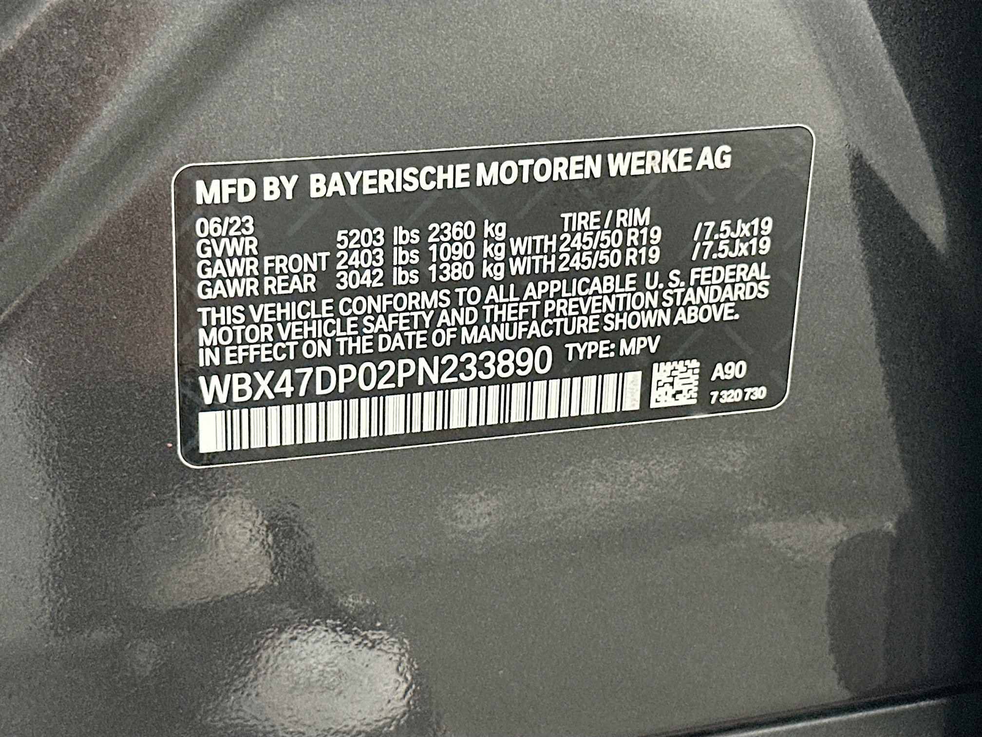 Certified 2023 BMW X3 sDrive30i w/ Convenience Package w/ZPA image 34