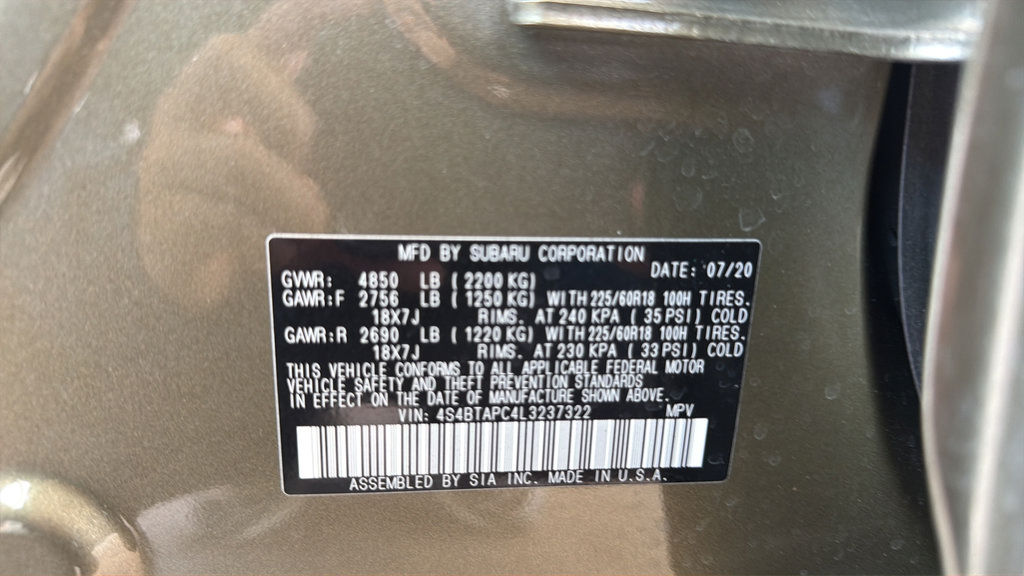 Used 2020 Subaru Outback Touring AWD/4WD image 22