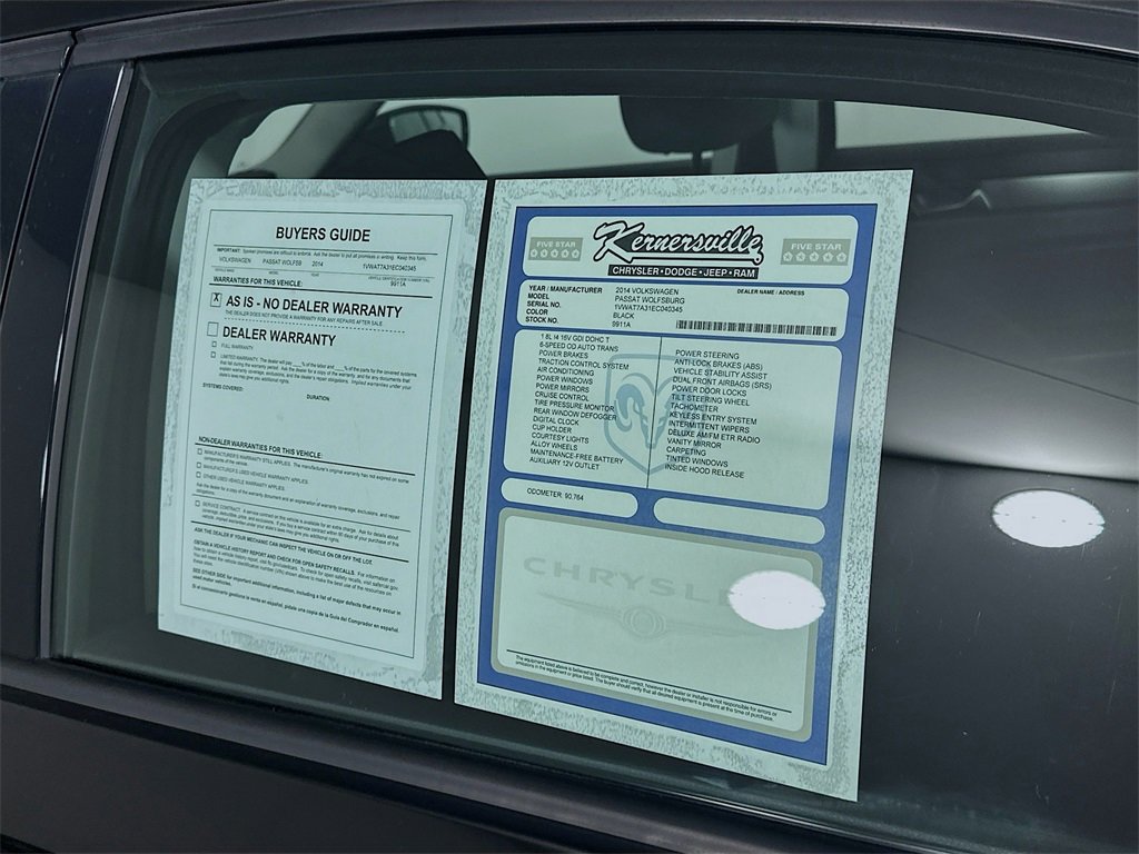 Used 2014 Volkswagen Passat 1.8T S image 36