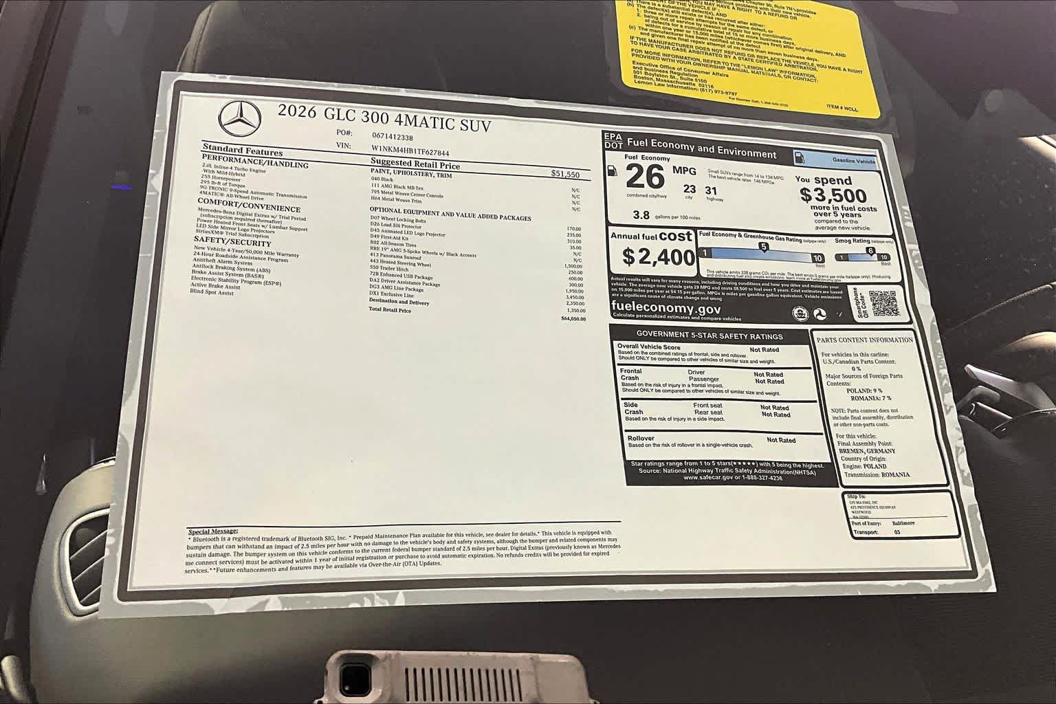 New 2026 Mercedes-Benz GLC 300 4MATIC image 18