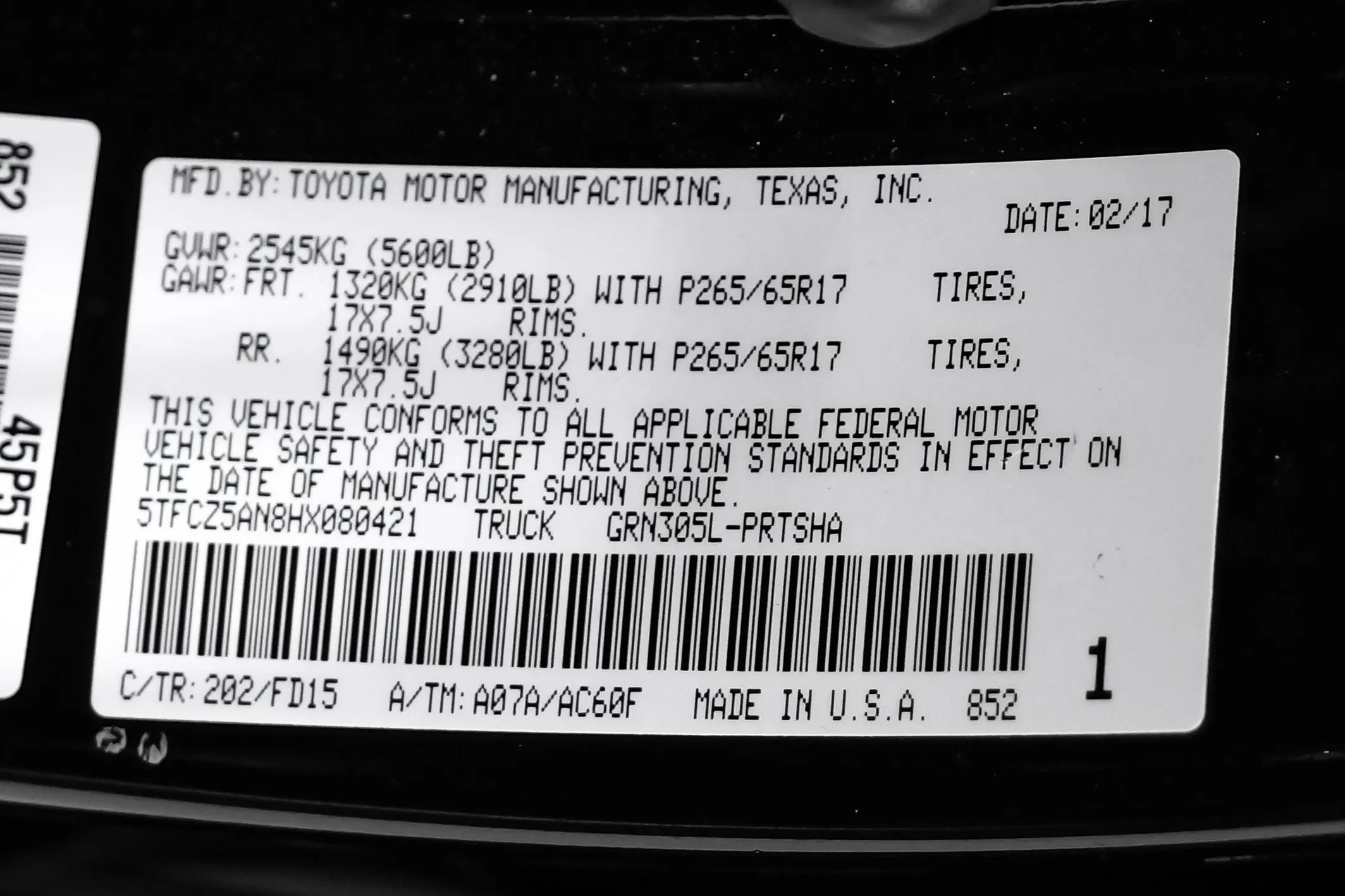 Used 2017 Toyota Tacoma TRD Sport w/ Premium & Technology Package AWD/4WD image 60