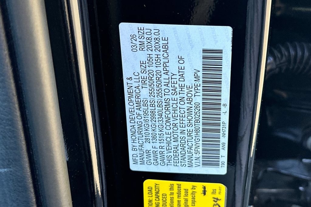 New 2026 Honda Pilot Elite image 36