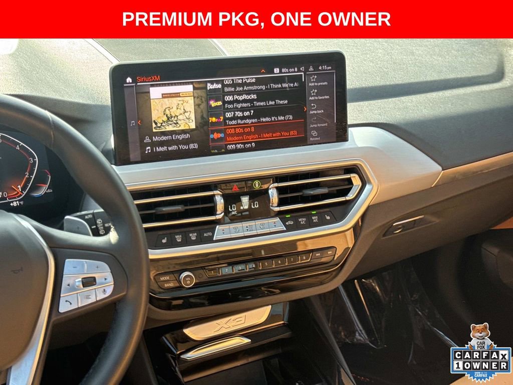 Used 2023 BMW X3 sDrive30i w/ Premium Package w/ZPA image 10