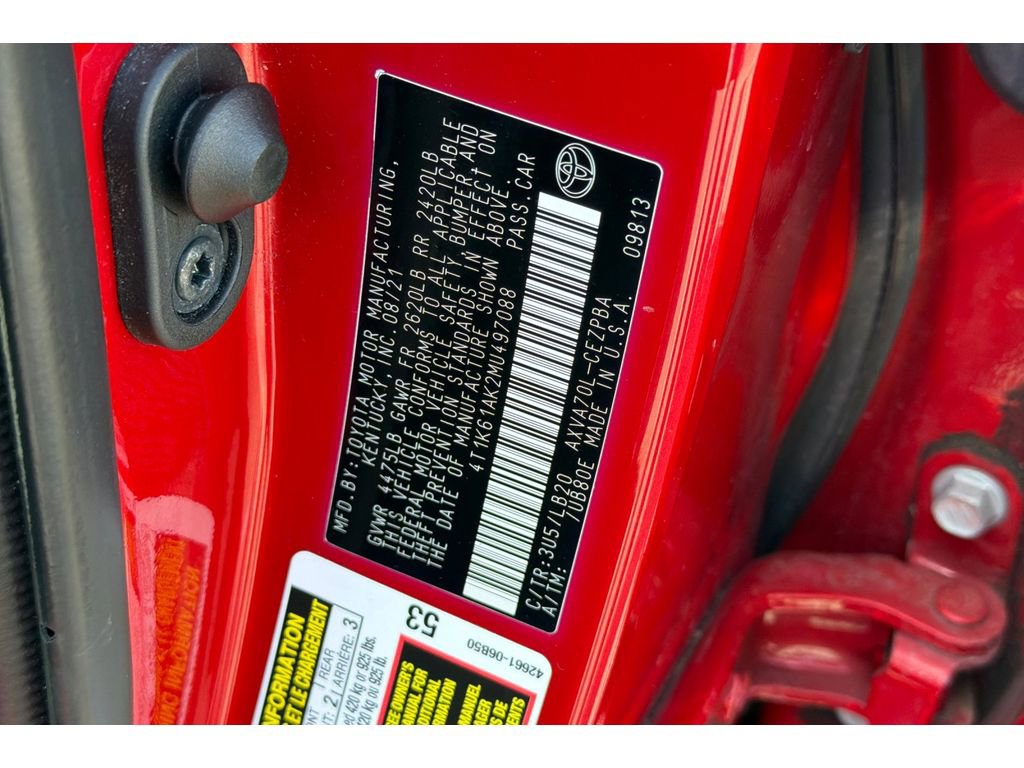 Certified 2021 Toyota Camry XSE FWD image 33