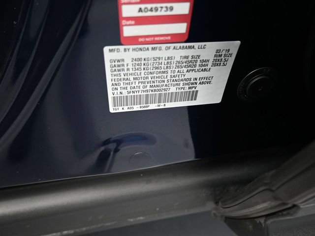 Used 2019 Honda Passport Touring image 19