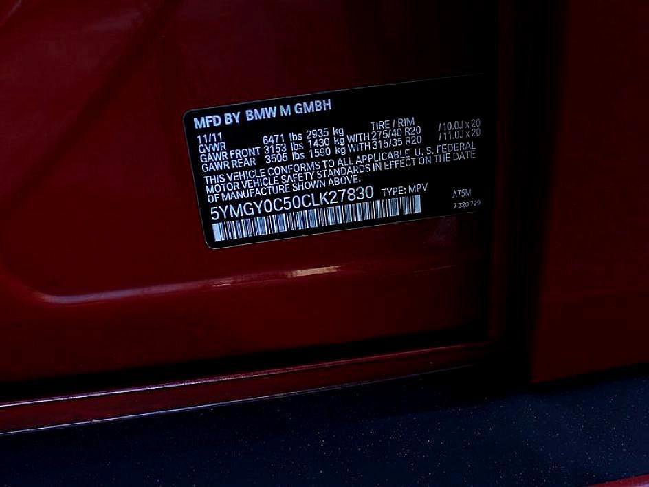 Used 2012 BMW X5 M image 8