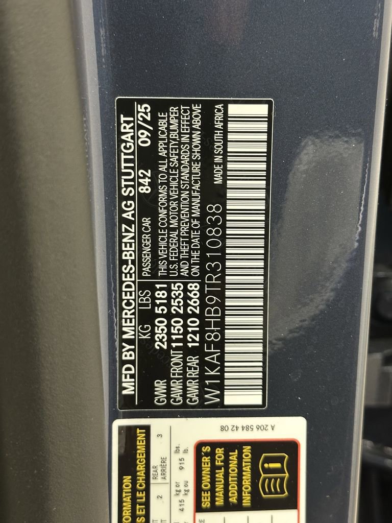 New 2026 Mercedes-Benz C 43 AMG 4MATIC Sedan image 36