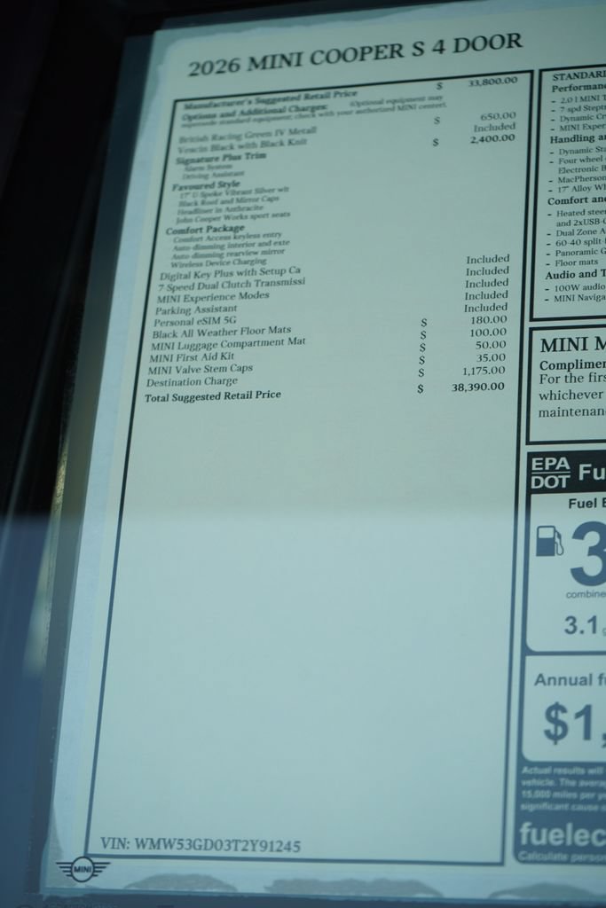 New 2026 MINI Cooper S FWD image 6