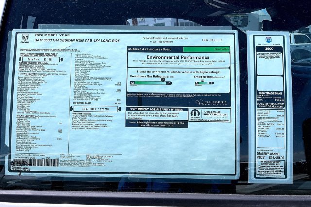 New 2026 RAM 3500 Tradesman AWD/4WD image 14