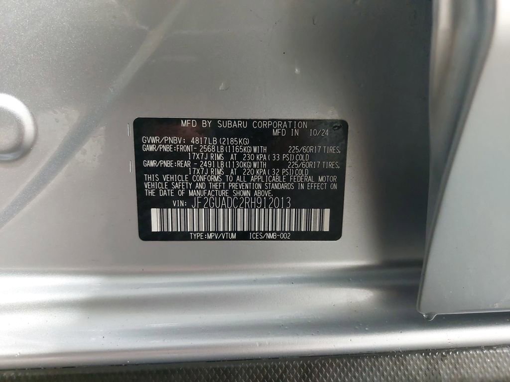 Used 2024 Subaru Crosstrek 2.0i Premium image 35