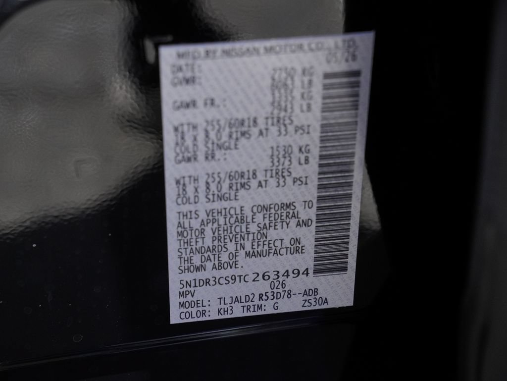 New 2026 Nissan Pathfinder SL w/ Cargo Package FWD image 33