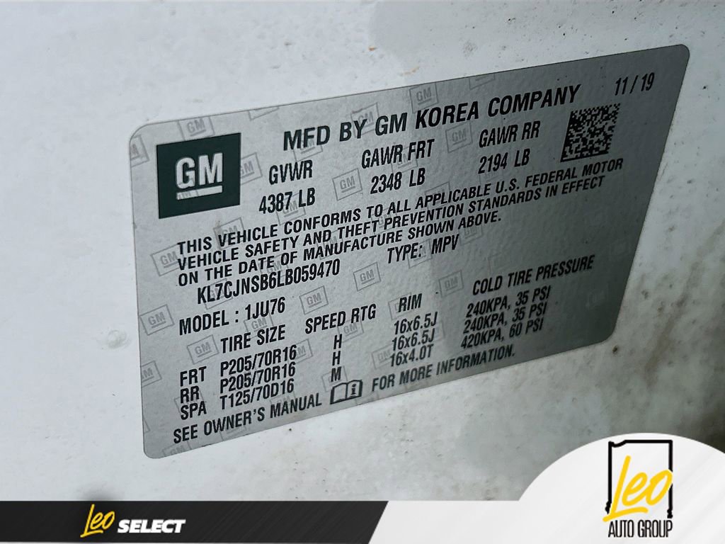 Used 2020 Chevrolet Trax LS w/ Tint and Cruise Package image 29