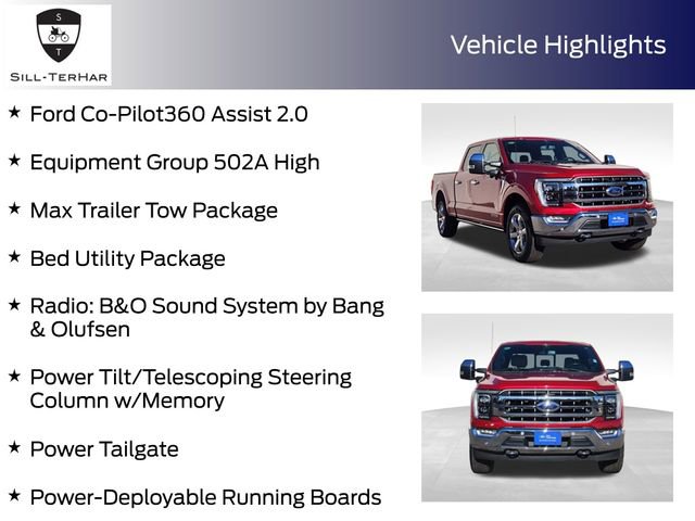 Certified 2023 Ford F150 Lariat w/ Equipment Group 502A High AWD/4WD image 4