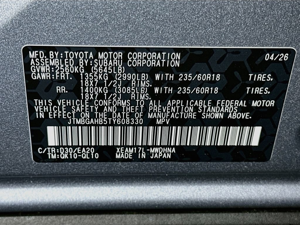New 2026 Toyota bZ Woodland AWD/4WD image 11
