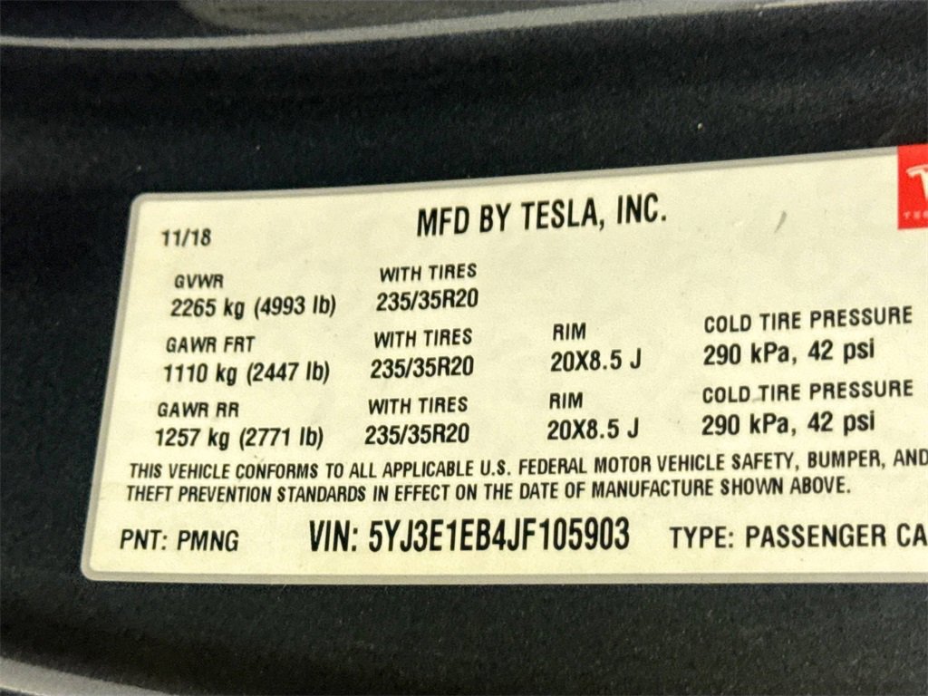Used 2018 Tesla Model 3 Long Range image 30