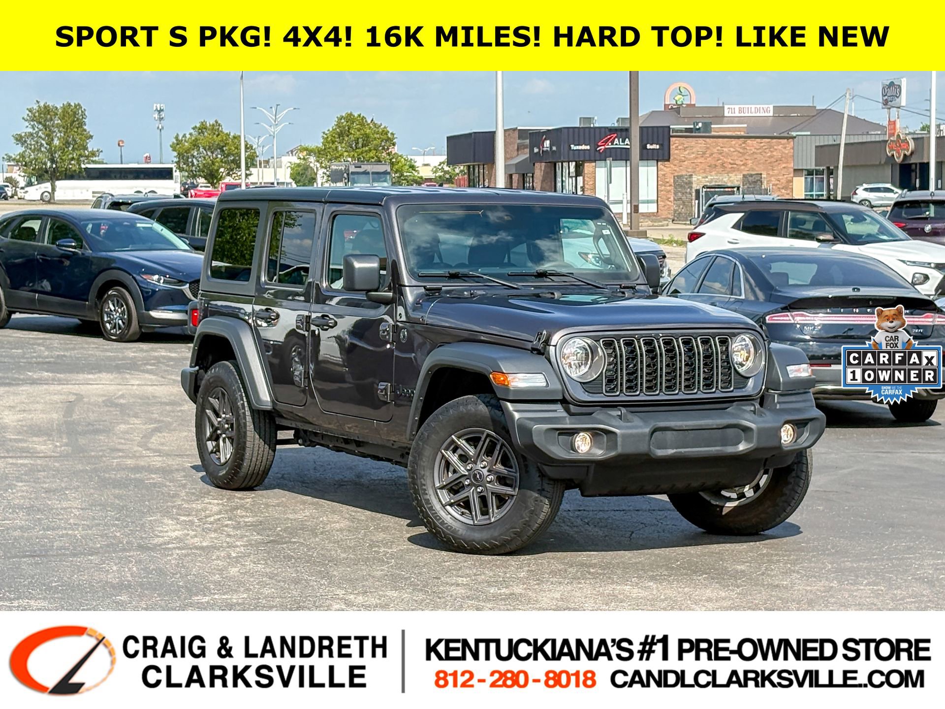 Used 2025 Jeep Wrangler Unlimited Sport AWD/4WD image 1