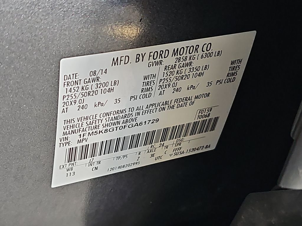 Used 2015 Ford Explorer Sport w/ Equipment Group 401A AWD/4WD image 37