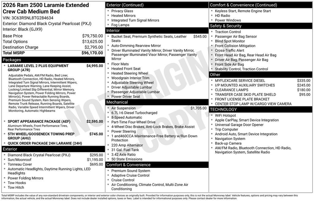 New 2026 RAM 2500 Laramie AWD/4WD image 32