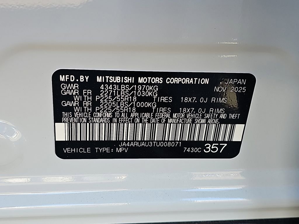 New 2026 Mitsubishi Outlander Sport LE AWD/4WD image 17