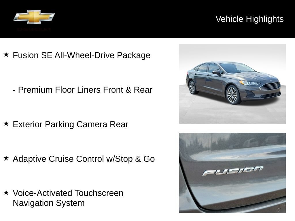 Used 2020 Ford Fusion SE AWD/4WD image 18
