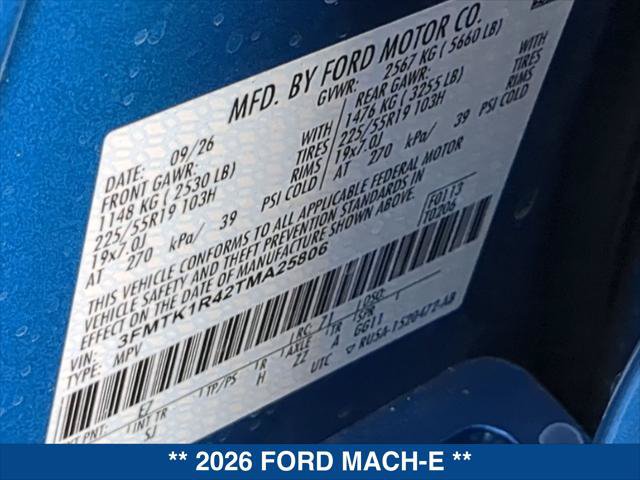 New 2026 Ford Mustang Mach-E Select RWD image 20