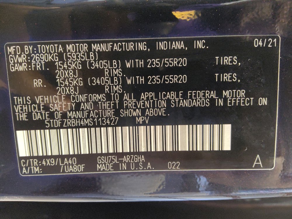 Used 2021 Toyota Highlander Platinum image 33