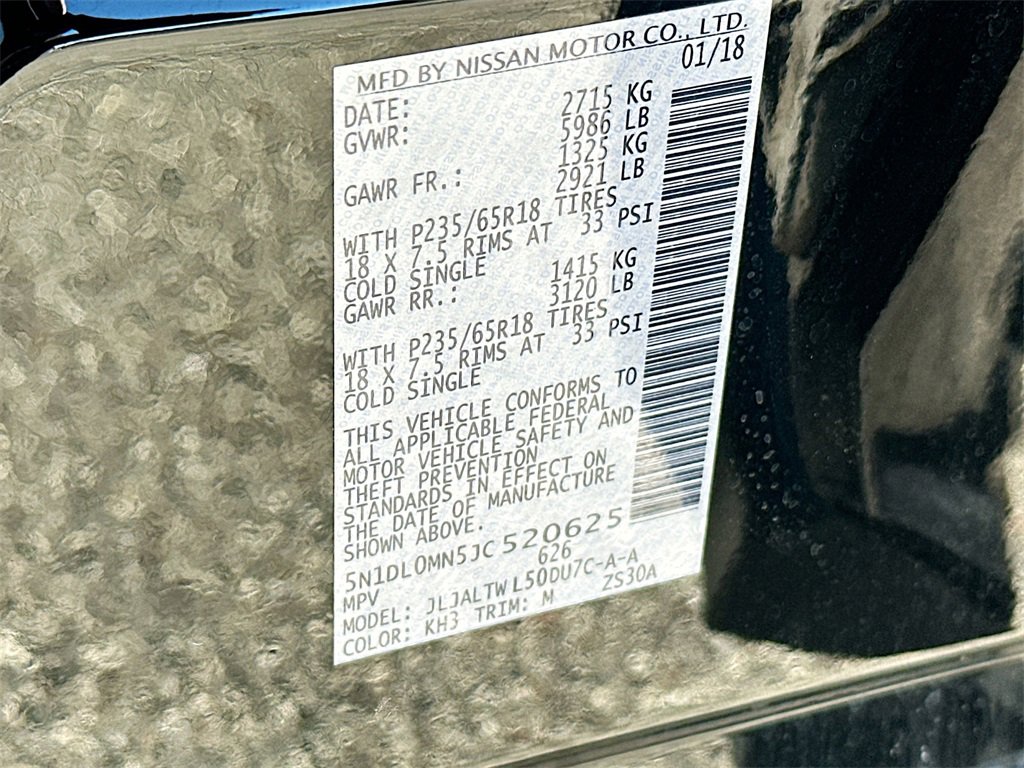 Used 2018 INFINITI QX60 FWD w/ Premium Plus Package image 27