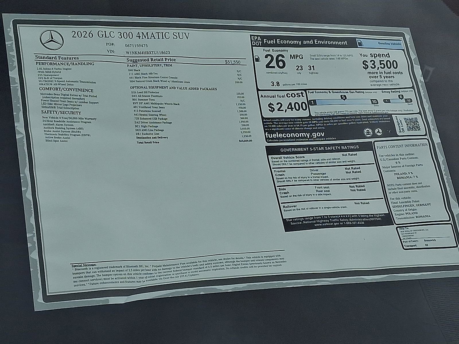 New 2026 Mercedes-Benz GLC 300 4MATIC image 19