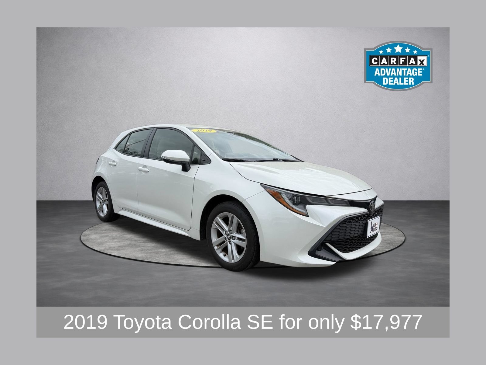 Used 2019 Toyota Corolla SE w/ Carpet Mat Package FWD image 1