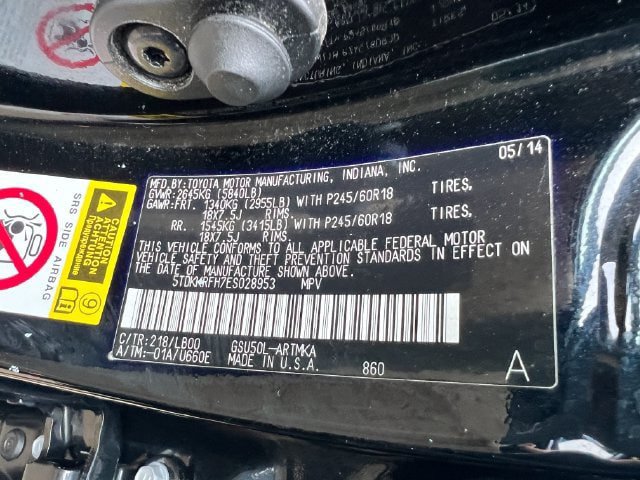 Used 2014 Toyota Highlander XLE FWD image 27