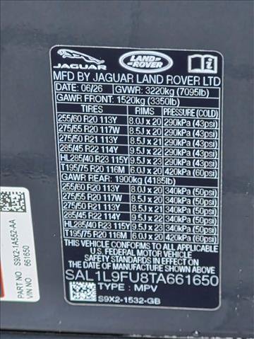 New 2026 Land Rover Range Rover Sport Dynamic SE AWD/4WD image 17