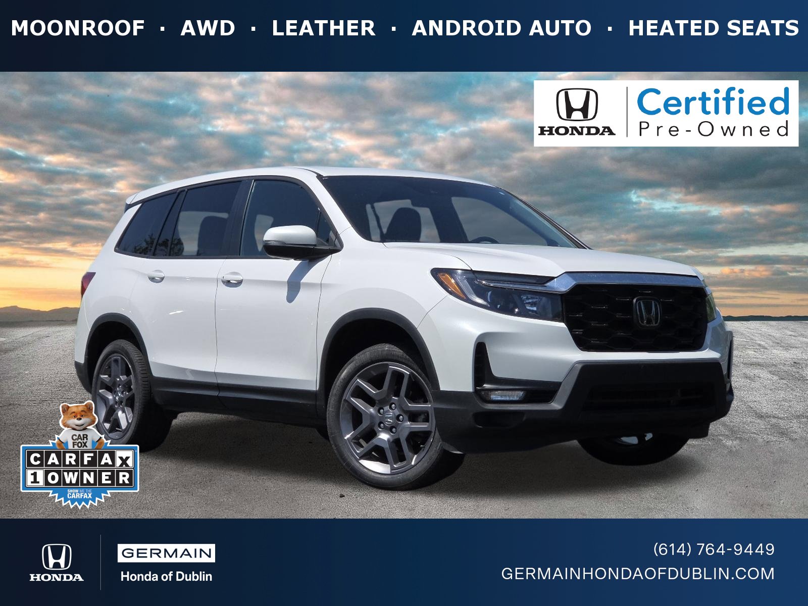Certified 2023 Honda Passport EX-L image 1