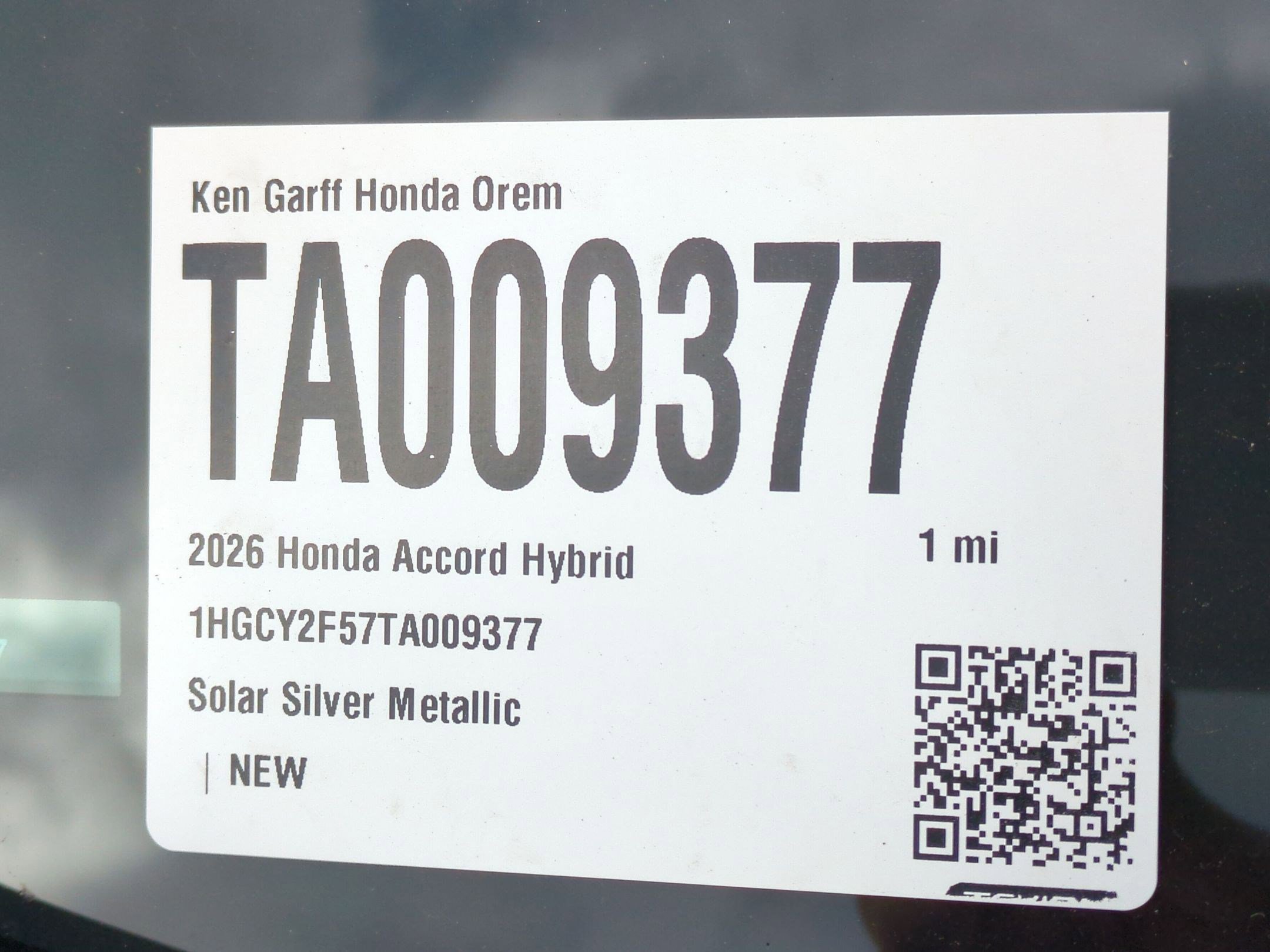 New 2026 Honda Accord Sport image 17