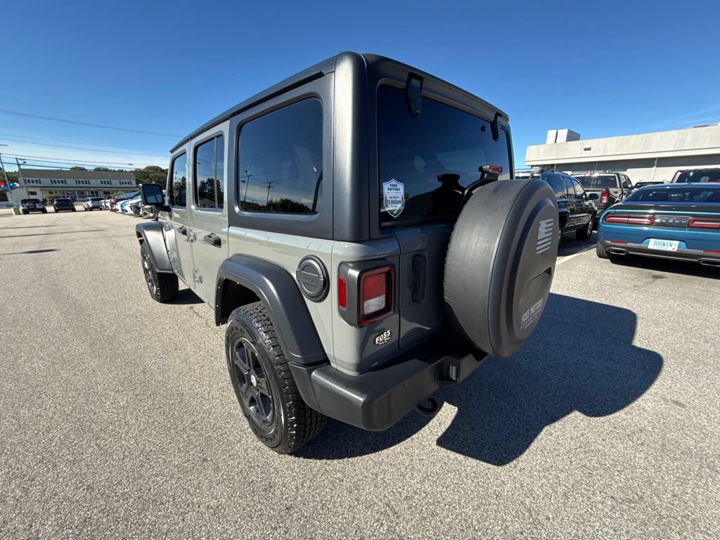 Certified 2023 Jeep Wrangler Unlimited Sport AWD/4WD image 3