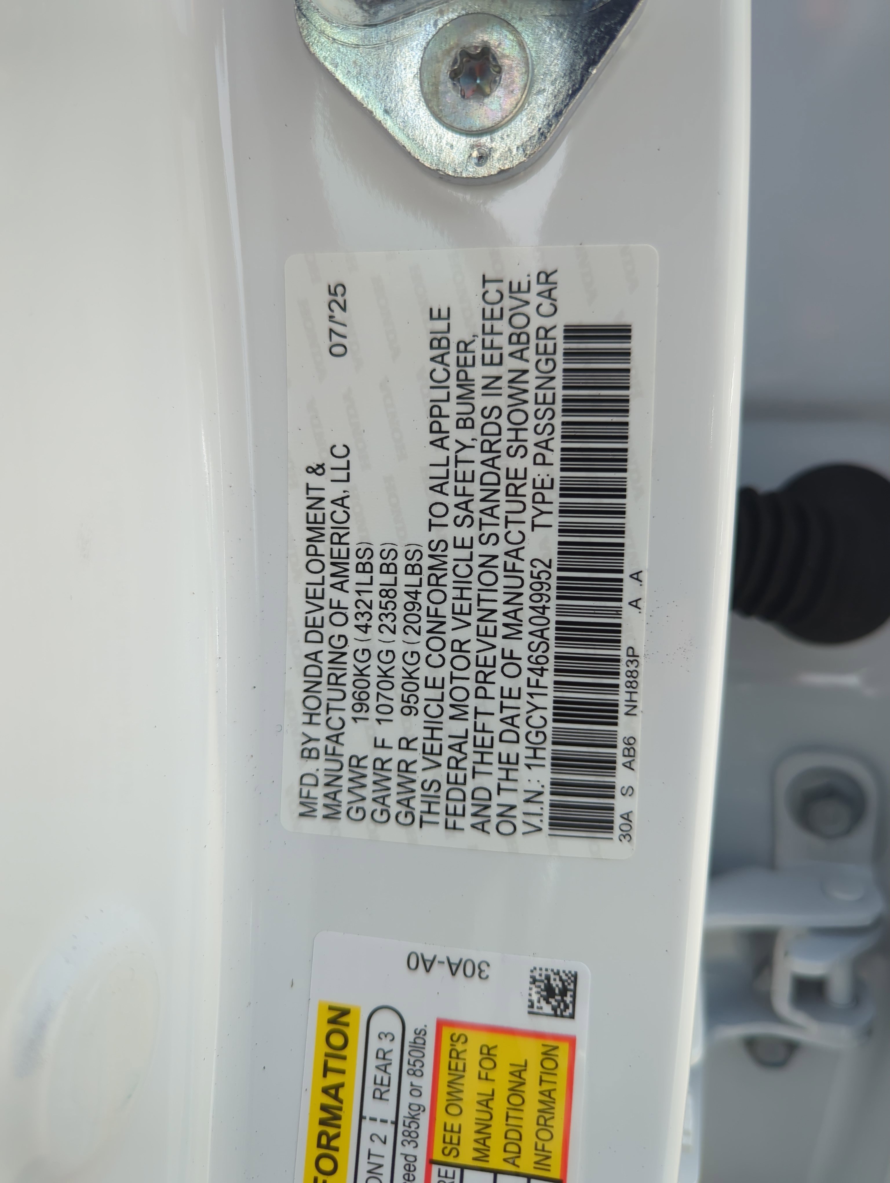 New 2025 Honda Accord SE image 29