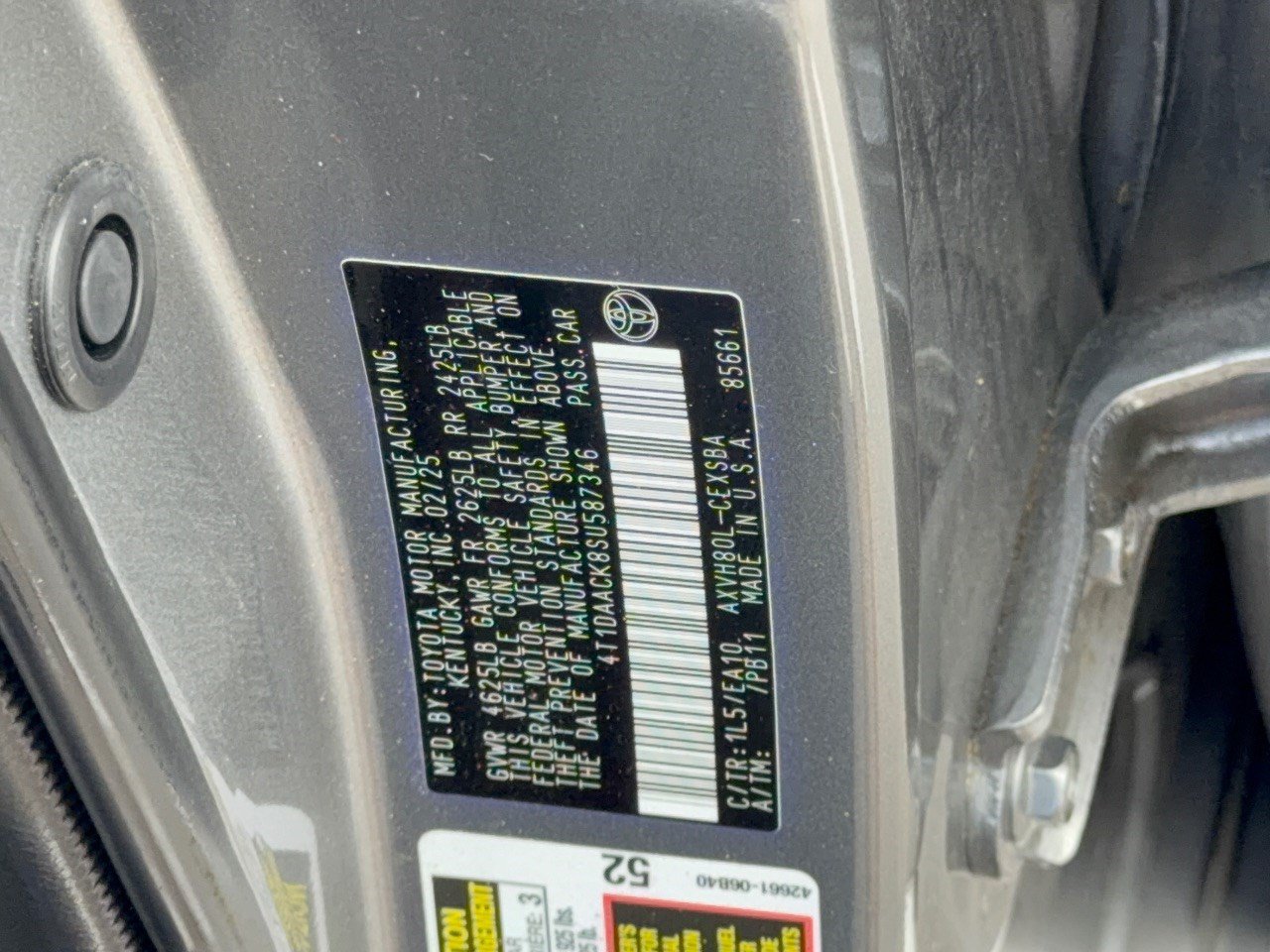 Certified 2025 Toyota Camry SE FWD image 32