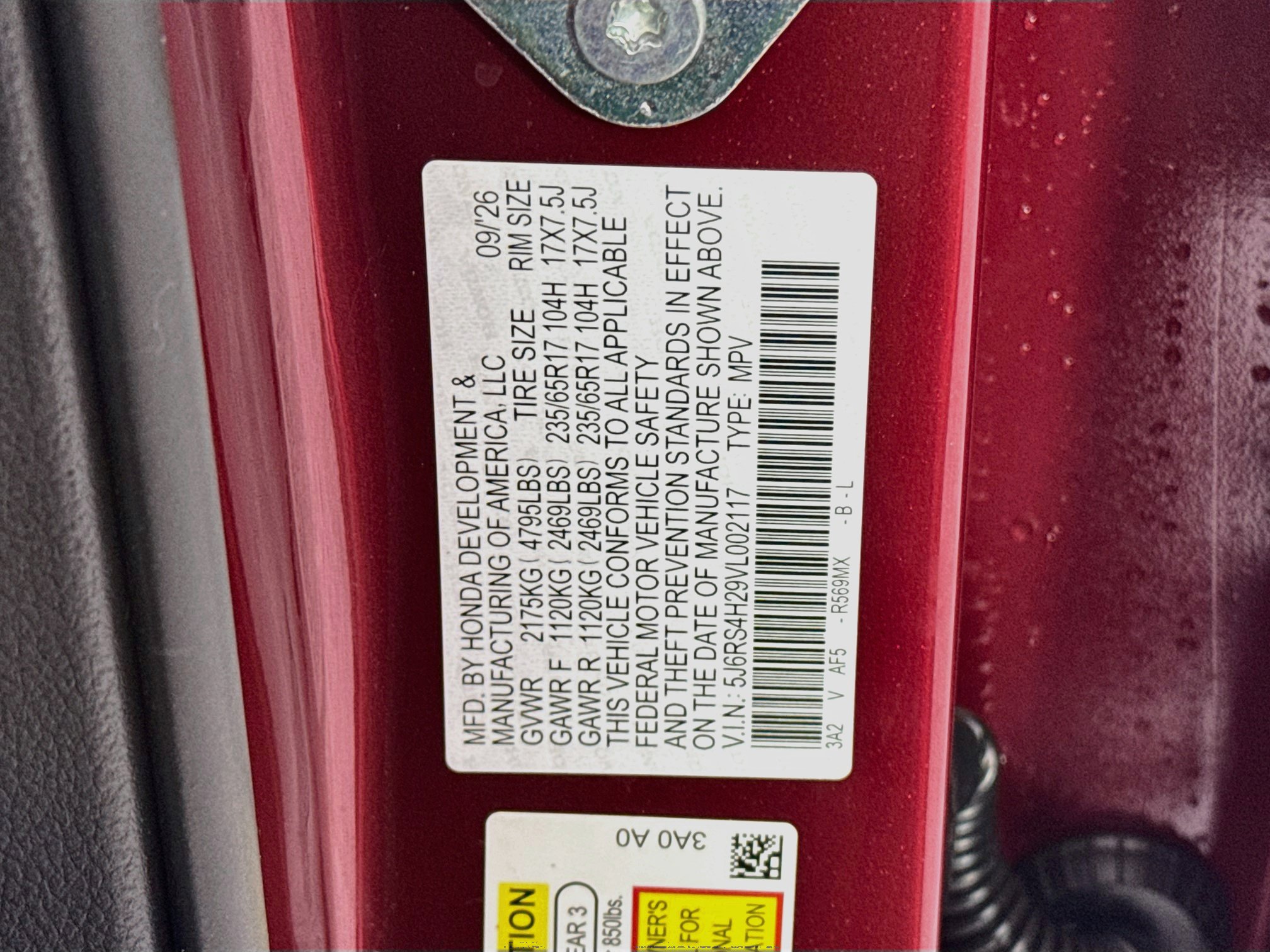 New 2027 Honda CR-V LX image 30
