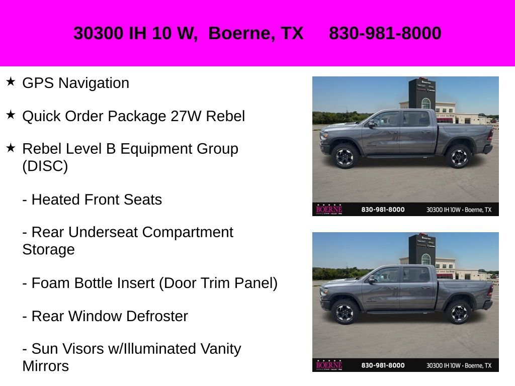 Used 2022 RAM 1500 Rebel w/ Rebel Level B Equipment Group AWD/4WD image 10