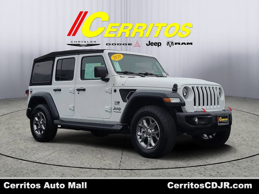Certified 2020 Jeep Wrangler Unlimited Sport image 1