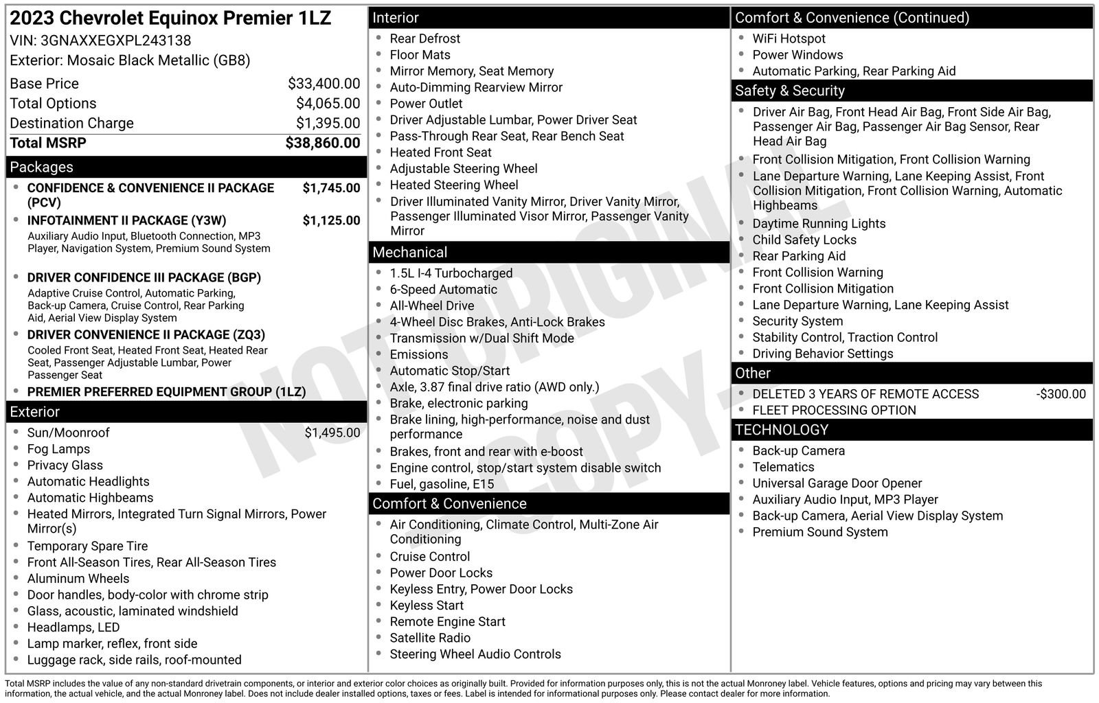 Used 2023 Chevrolet Equinox Premier AWD/4WD image 29