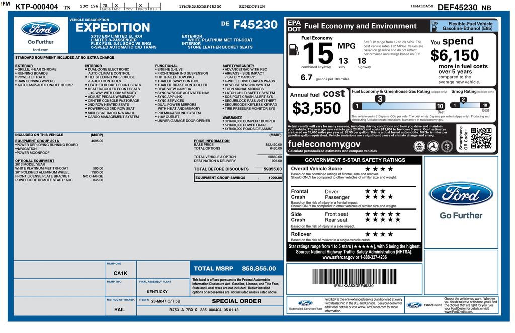 Used 2013 Ford Expedition EL Limited AWD/4WD image 12