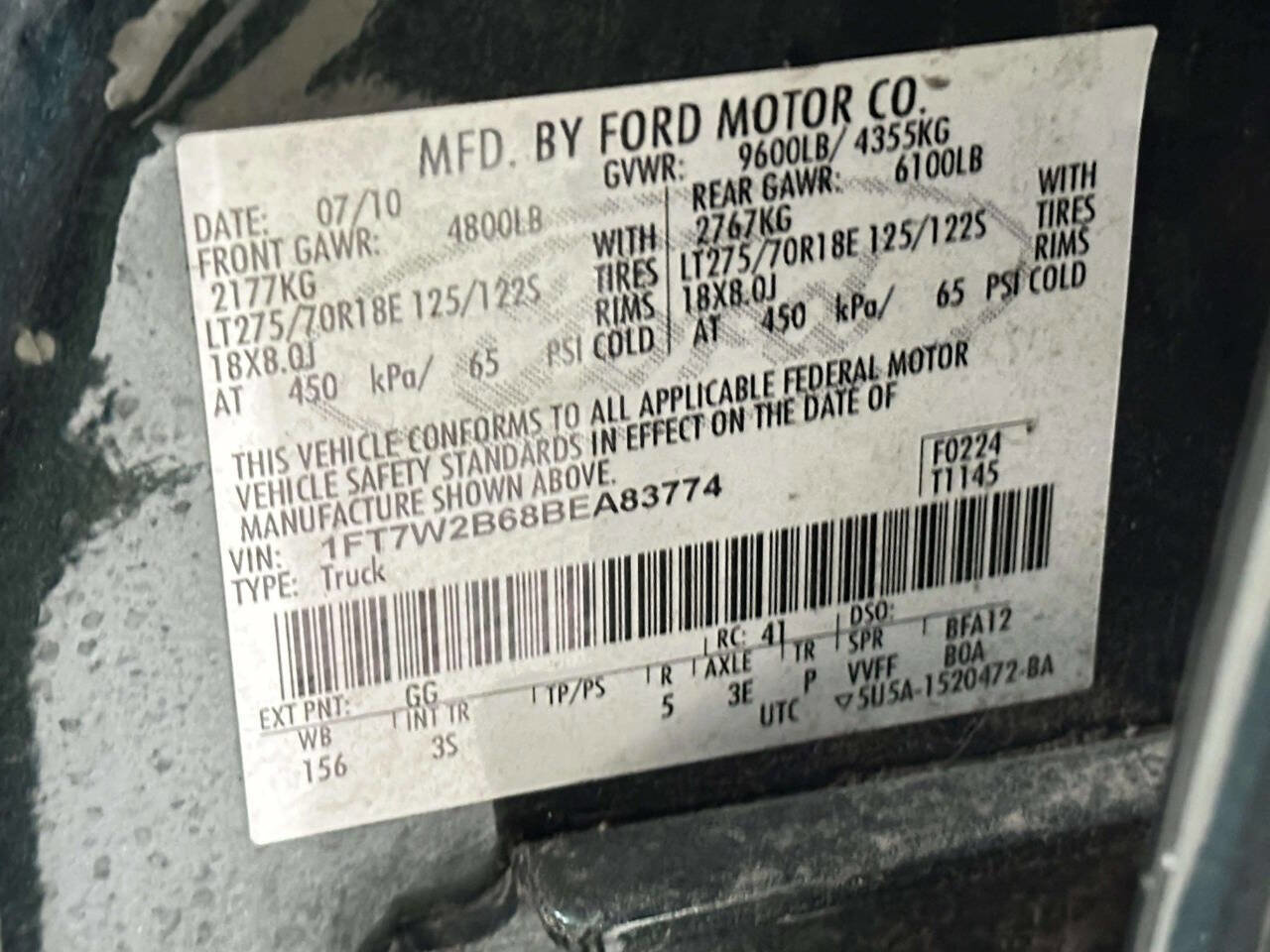 Used 2011 Ford F250 XLT w/ XLT Interior Pkg image 17