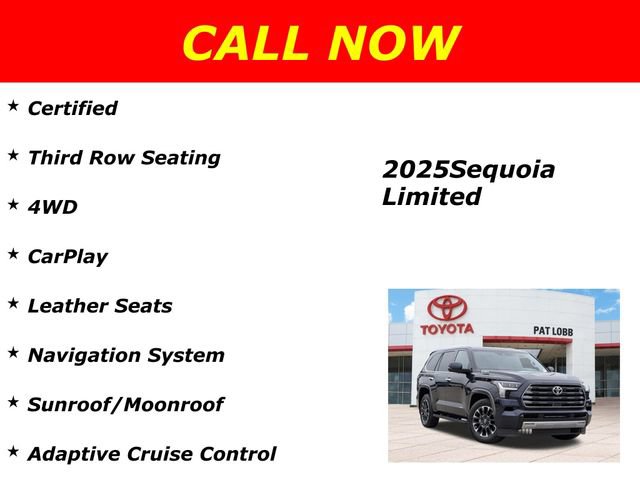 Certified 2025 Toyota Sequoia Limited AWD/4WD image 41