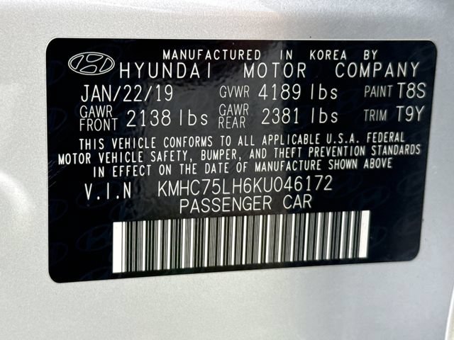Used 2019 Hyundai Ioniq Electric FWD image 25