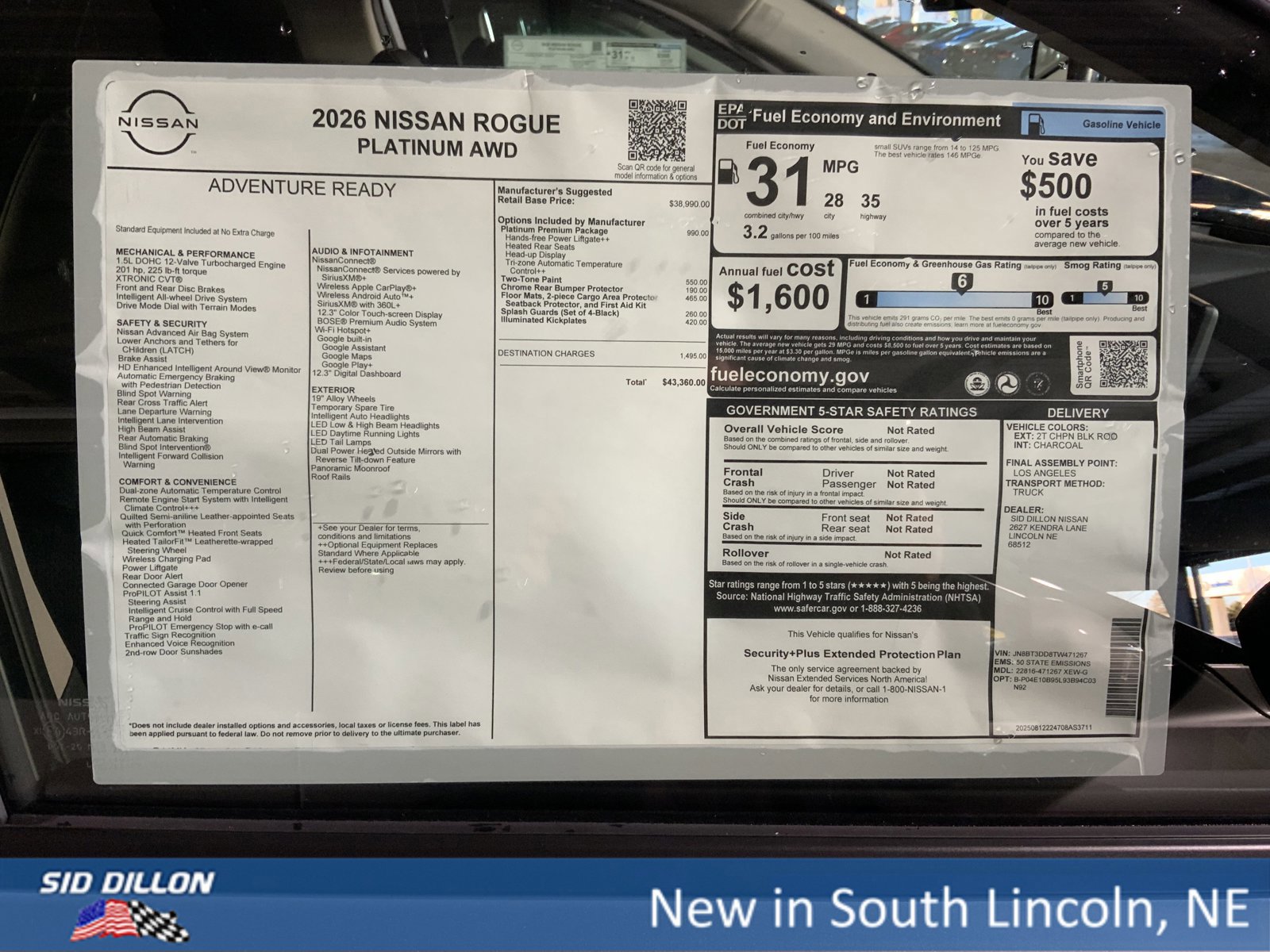 New 2026 Nissan Rogue Platinum w/ Platinum Premium Package image 13
